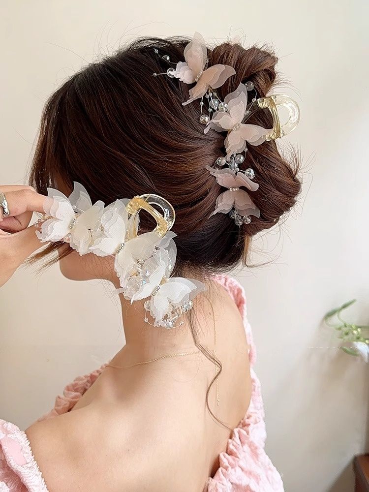 ヘアアクセサリー 舞蝶の輝き バレッタ