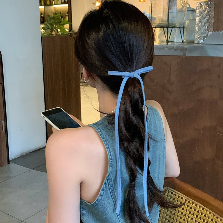 ヘアアクセサリー リボンテールバレッタ