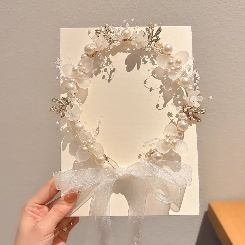 ヘアアクセサリー 涼風リボンストリーム カチューシャ