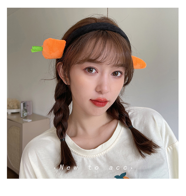 ヘアアクセサリー ゆるかわ野菜モチーフカチューシャ