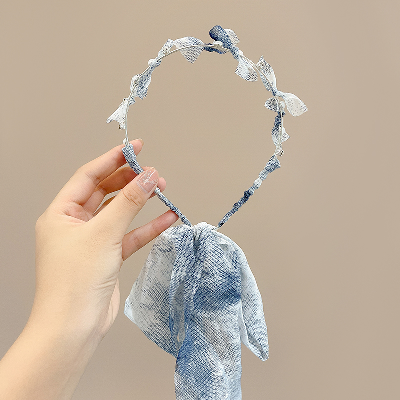 ヘアアクセサリー 涼風リボンストリーム カチューシャ