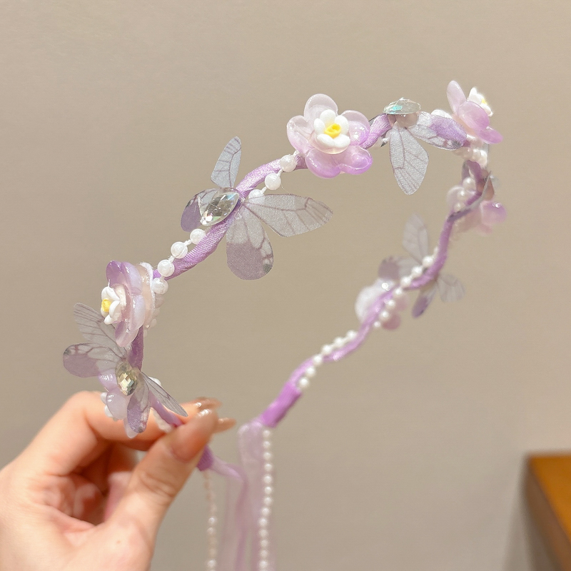 ヘアアクセサリー 涼風リボンストリーム カチューシャ