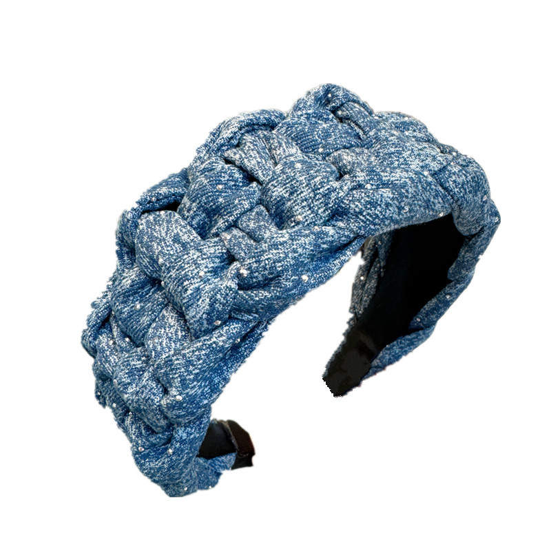 ヘアアクセサリー 編み込みデザイン カチューシャ 髪飾り レディース 2色