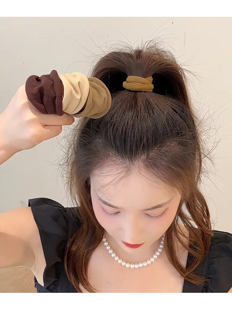 ヘアアクセサリー なめらか質感 シックシュシュ