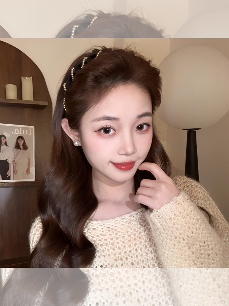 ヘアアクセサリー きらめき編み込みカチューシャ