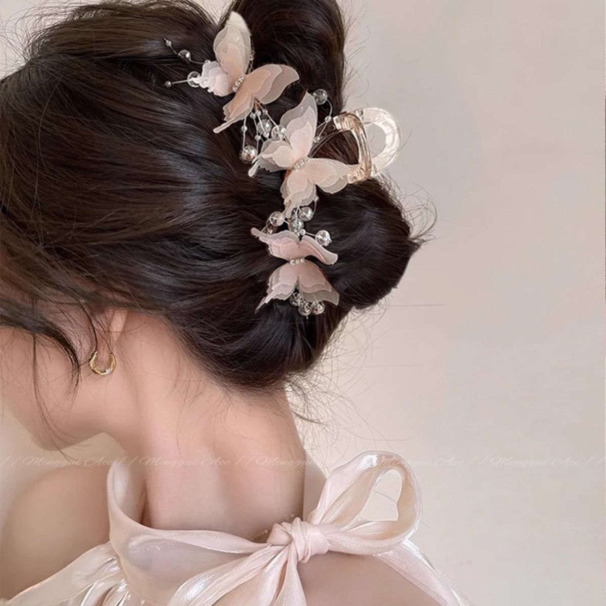 ヘアアクセサリー 舞蝶の輝き バレッタ