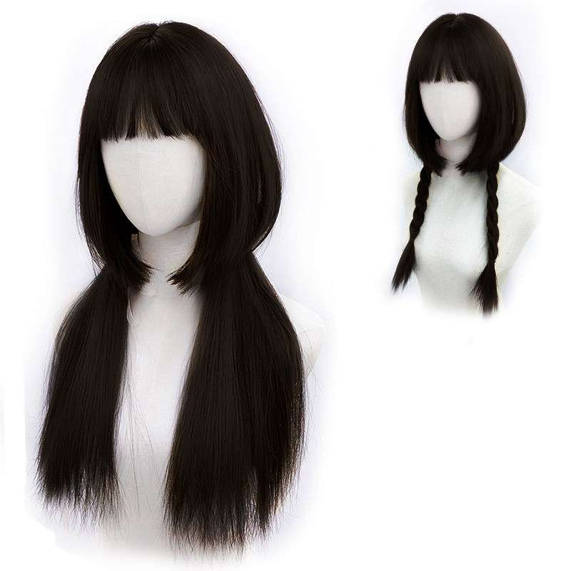 前髪サイドロング付きパーツウィッグ