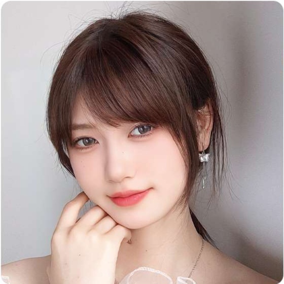 自然な前髪変身ウィッグ