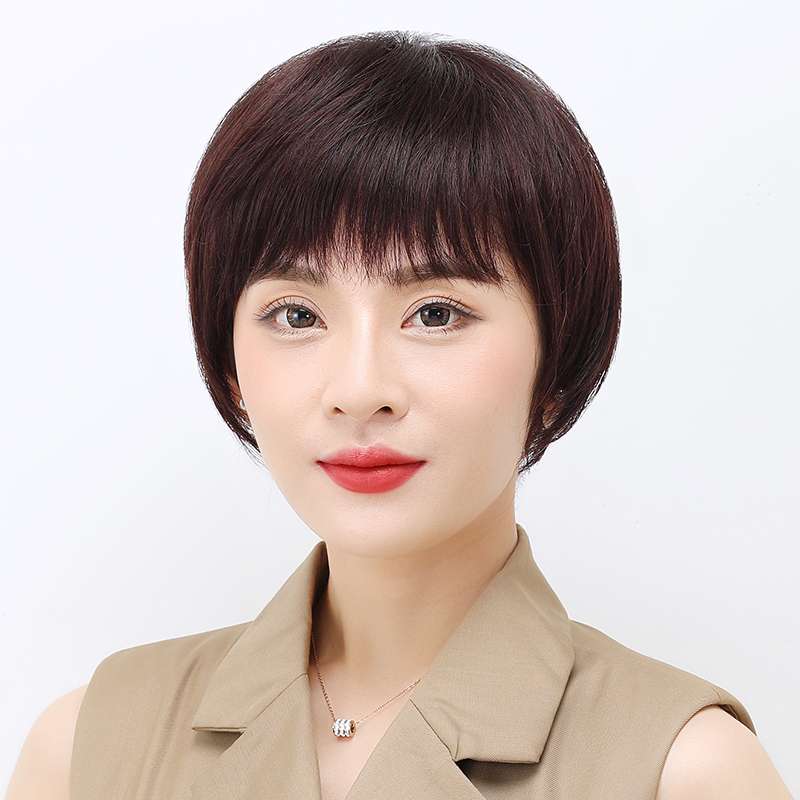 艶やか短髪フルウィッグ