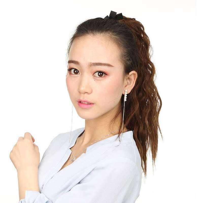 ウィッグ もふもふナチュラルポニーテール