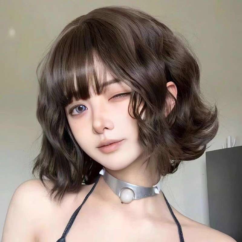  ボブヘアー風カールフルウィッグ