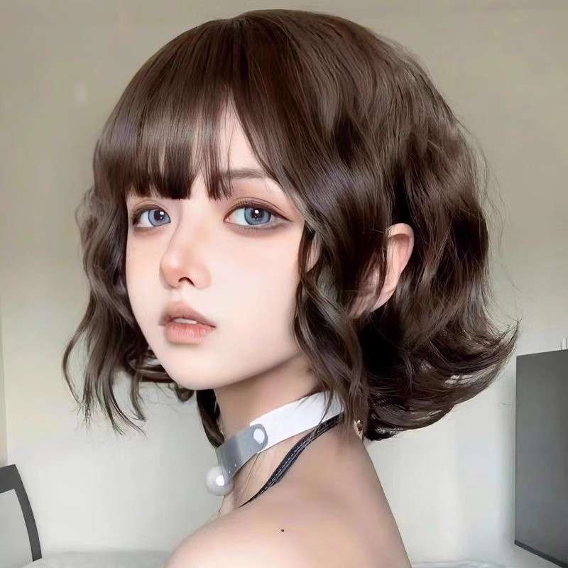  ボブヘアー風カールフルウィッグ