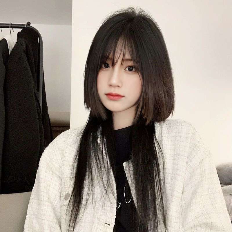 前髪サイドロング付きパーツウィッグ
