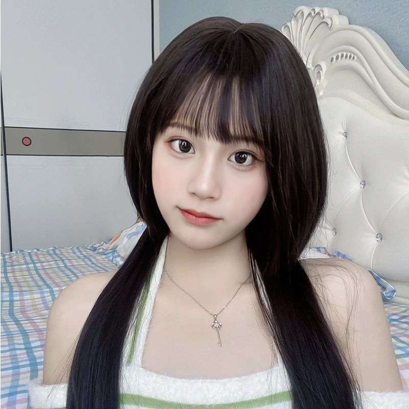 前髪サイドロング付きパーツウィッグ