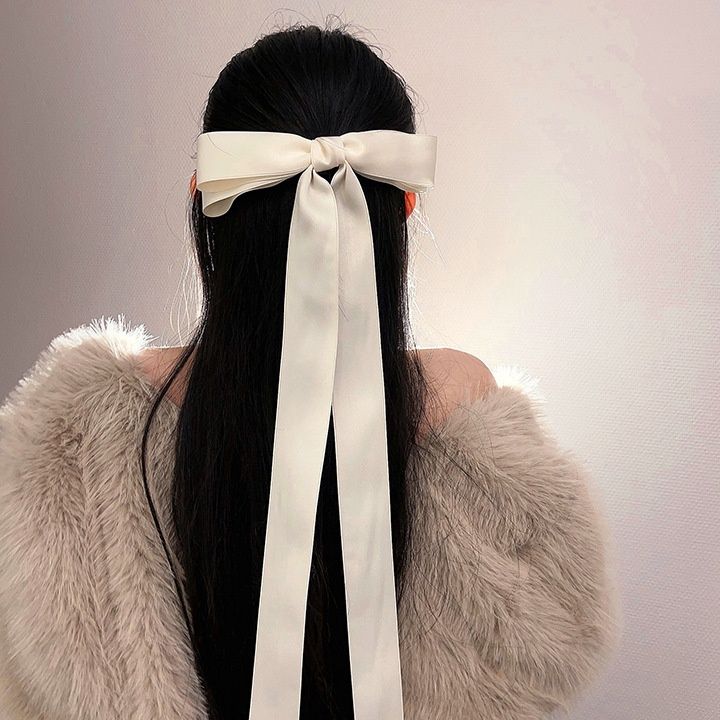 髪 飾り 上品リボン結びヘアバンド