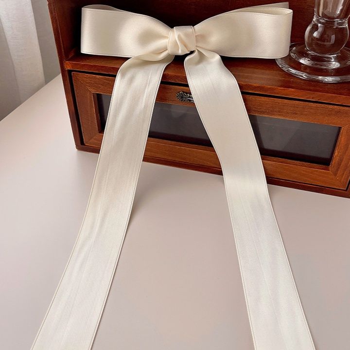 髪 飾り 上品リボン結びヘアバンド