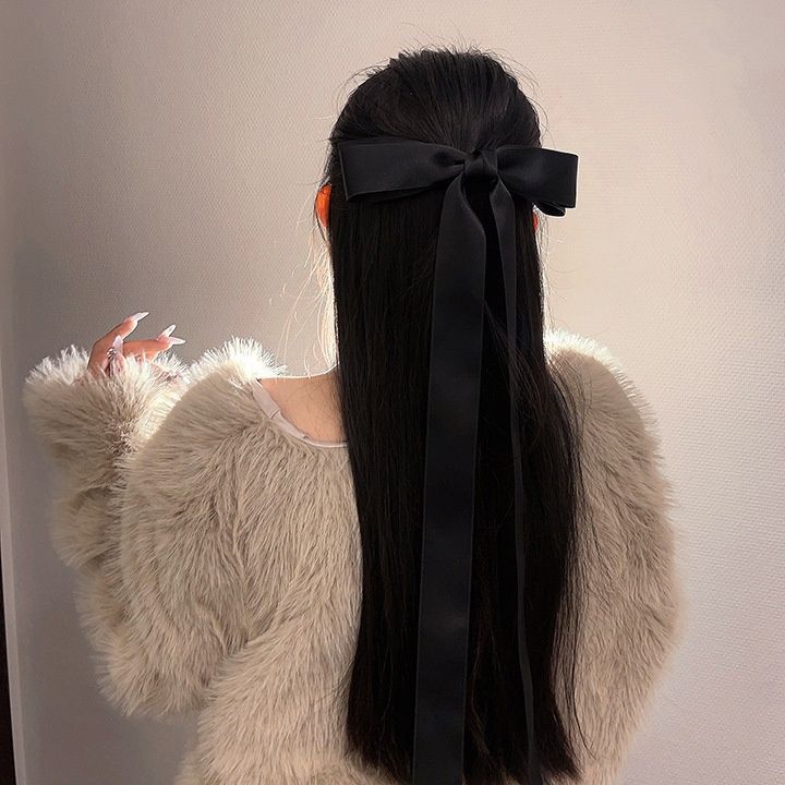 髪 飾り 上品リボン結びヘアバンド