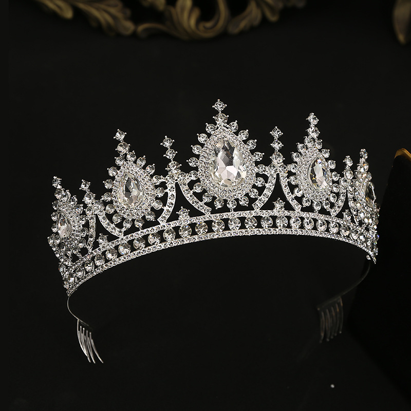 髪飾り 華麗なる王冠風ティアラ髪飾り