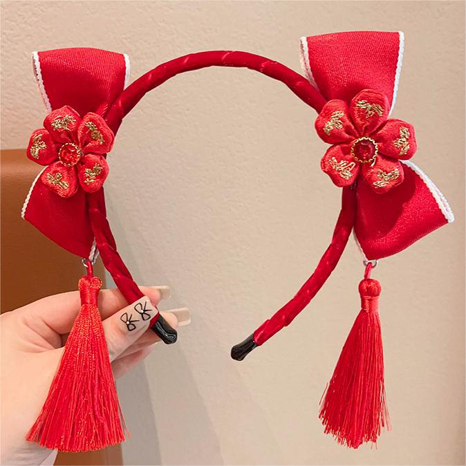 髪 飾り 縁結び タッセル付き 花咲き かんざし