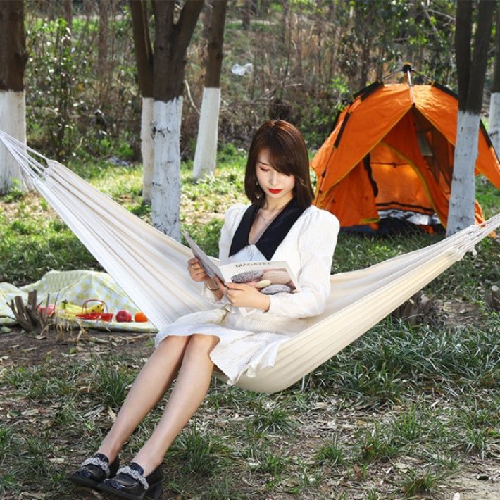 ハンモック 二人用吊り下げ式休憩具