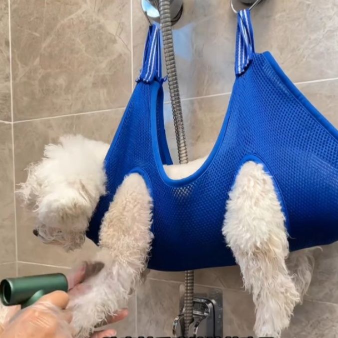 ハンモック 小型犬用吊り下げ式グルーミング補助ハンモック