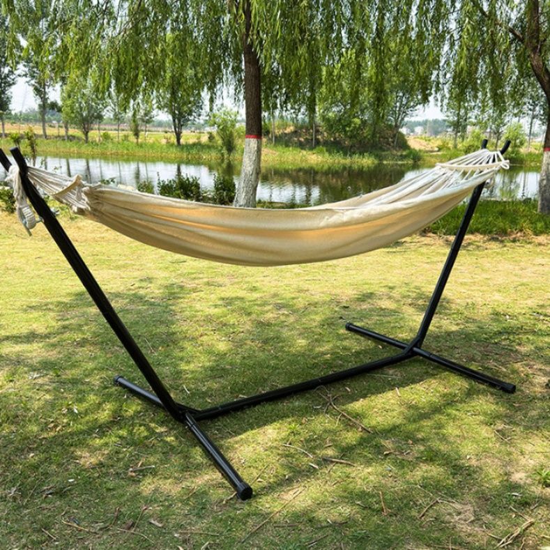 ハンモック 自立式ポータブルハンモック 屋外リラックス休憩用