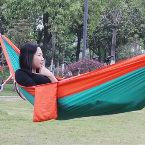 ハンモック 軽量折りたたみ式二人用吊り下げ寝具