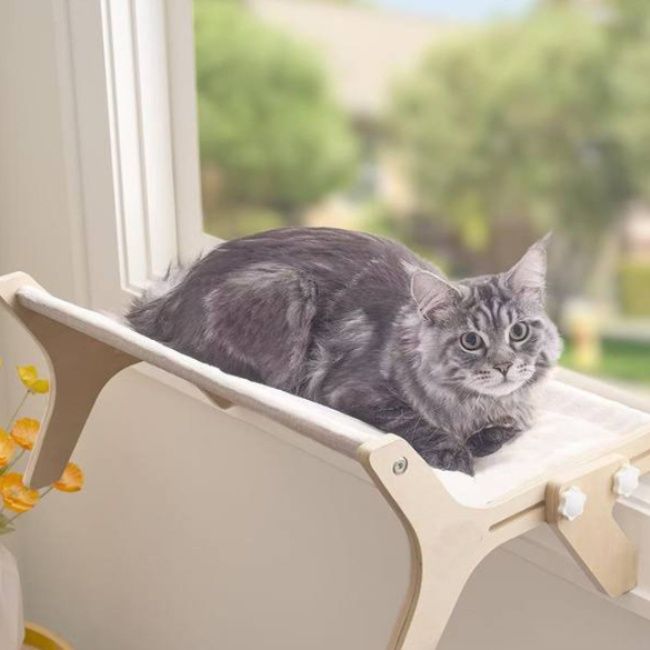 ハンモック 猫専用木製くつろぎハンモック