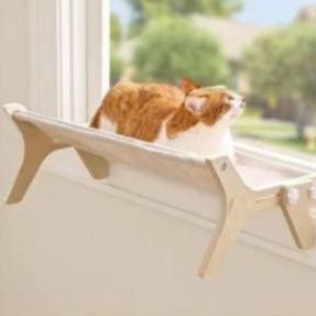 ハンモック 猫専用木製くつろぎハンモック
