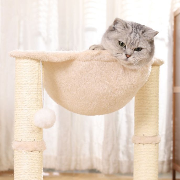 ハンモック キャットタワー一体型ハンモック