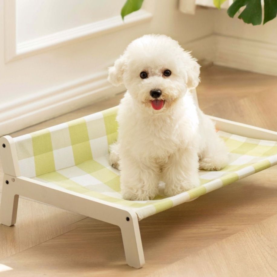 ハンモック 小型犬専用木製フレーム快適ハンモック