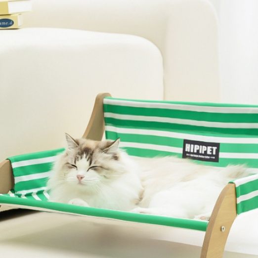 ハンモック 猫ちゃん専用木製フレーム吊り床
