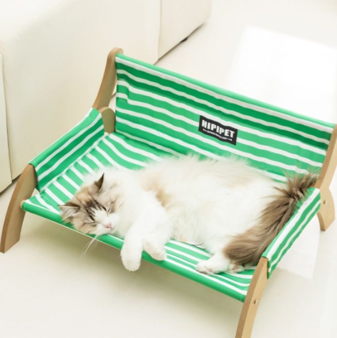 ハンモック 猫ちゃん専用木製フレーム吊り床