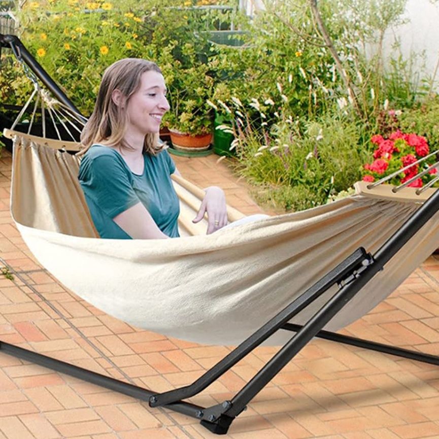 ハンモックベランダ自立式スタンド付き屋外用