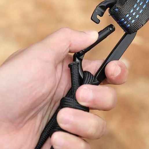 ハンモックキャンプ自動展開式蚊帳付き屋外用吊り下げ寝床