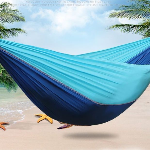 ハンモックキャンプ二人用軽量パラシュート生地吊り下げ式寝具