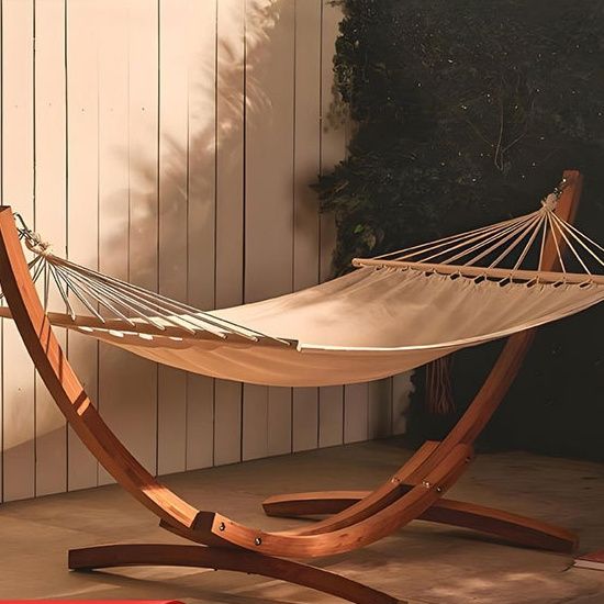 ハンモックベランダ木製自立式ハンモック専用スタンド付き吊り床