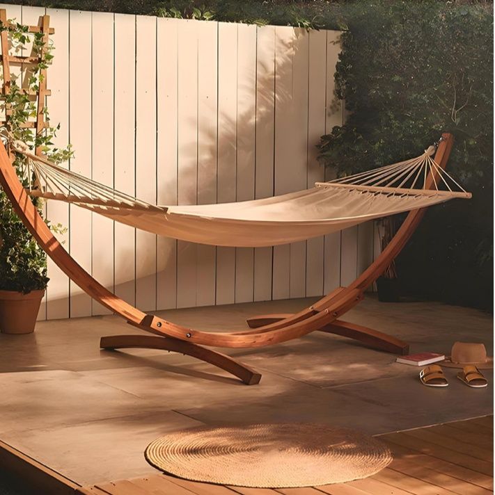 ハンモックベランダ木製自立式ハンモック専用スタンド付き吊り床