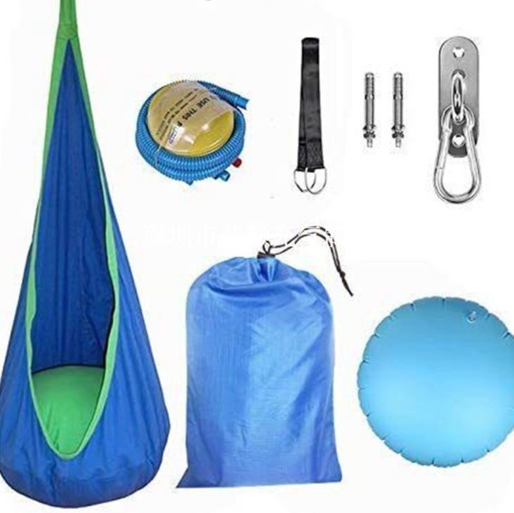 ハンモックベランダ吊り下げ式繭型子供用ゆらゆら座椅子