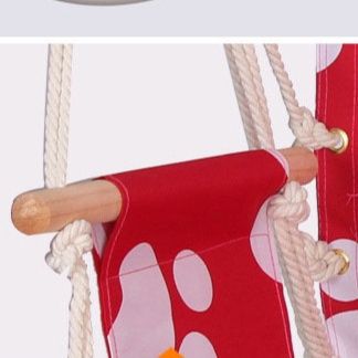 ハンモックベランダ花飾り付き自立式吊り下げ椅子型