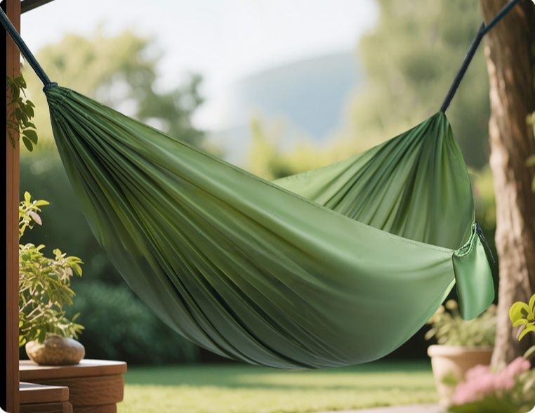 ハンモックキャンプ 軽量折りたたみ式屋外用吊り下げハンモック