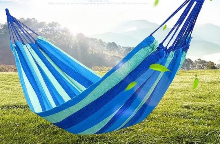 ハンモック 単人用耐摩耗帆布吊り床アウトドア用寝具