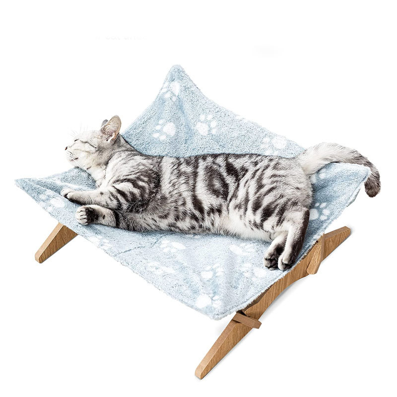 ハンモック 木製フレーム猫用吊り下げ休憩台