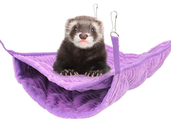 ハンモック 小動物専用二層式吊り下げハンモックベッド
