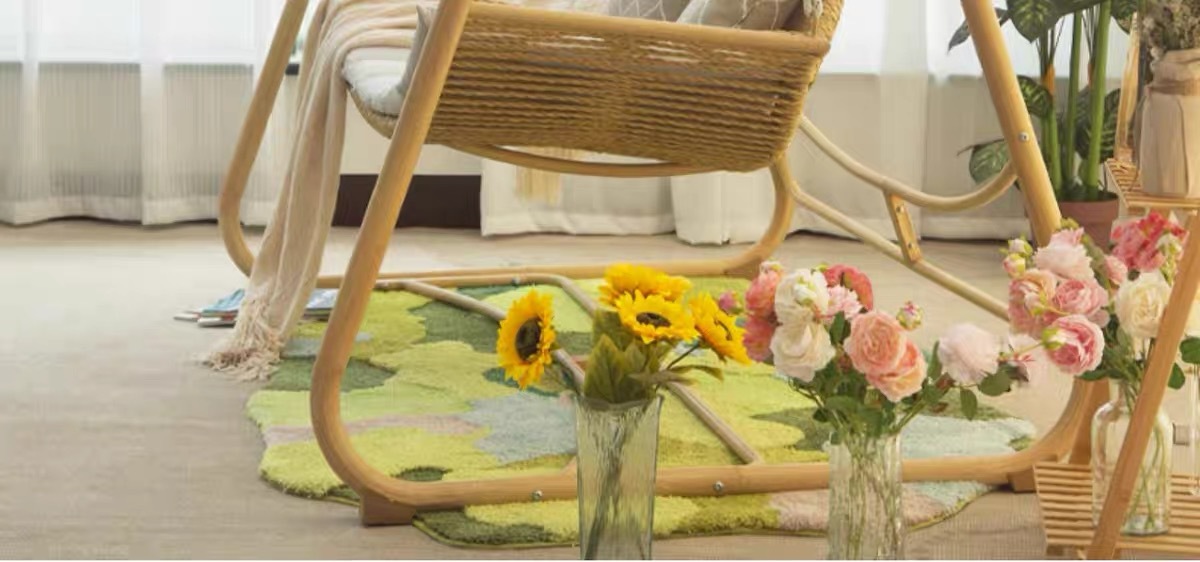 ハンモック室内用吊り下げ寝椅子木製自立式スタンド付き