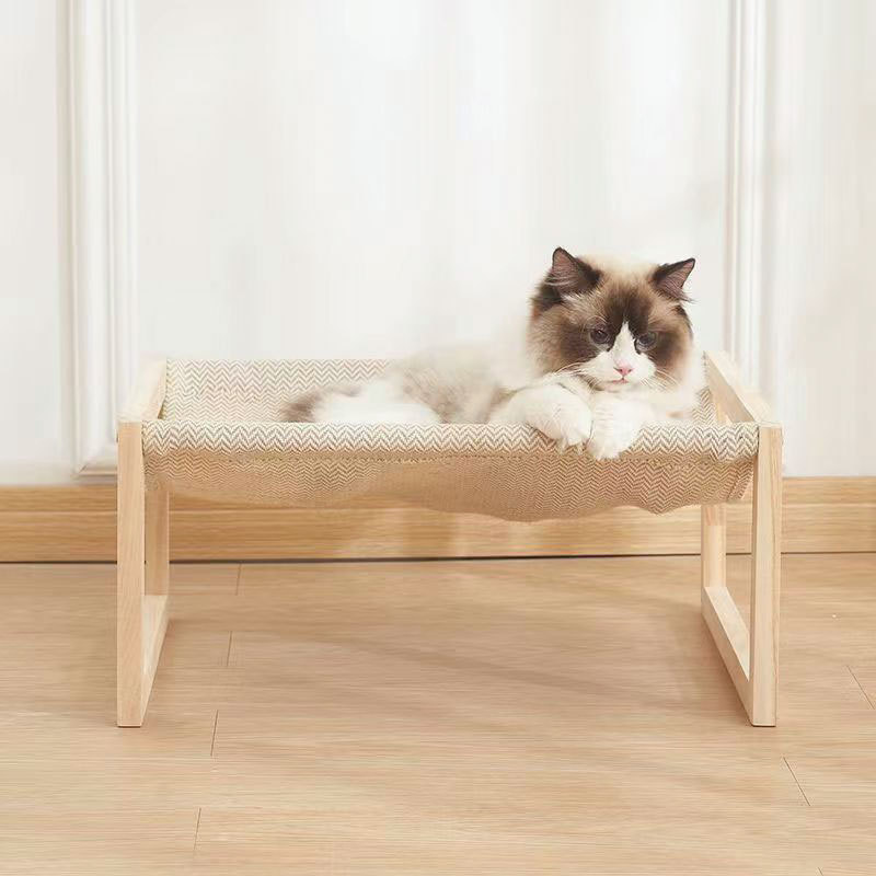 ハンモック 木製フレーム猫用ハンモック休憩台