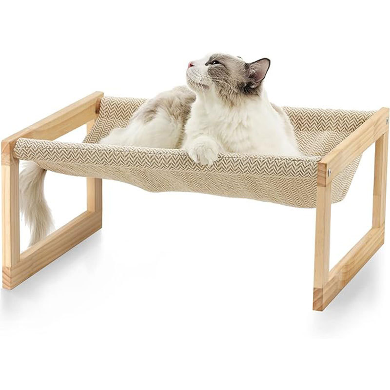 ハンモック 木製フレーム猫用ハンモック休憩台