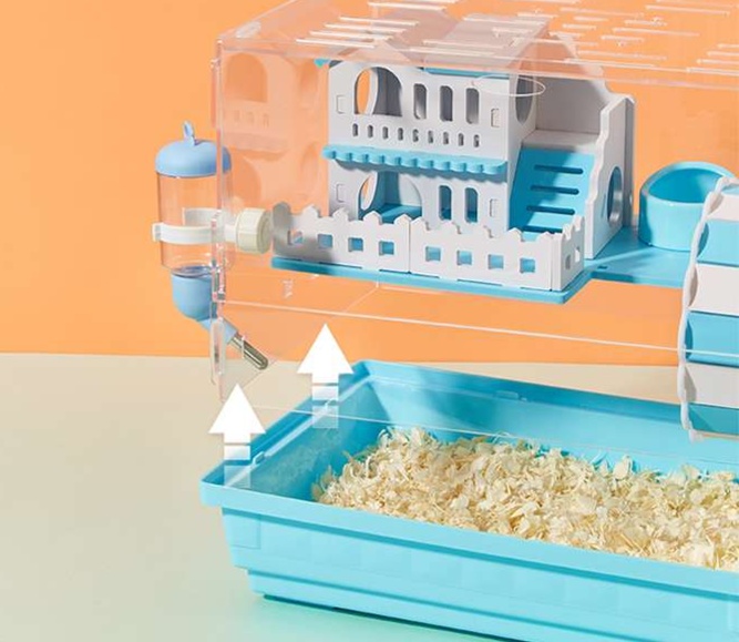 ハムスターケージ アクリル製コンパクトキャッスル
