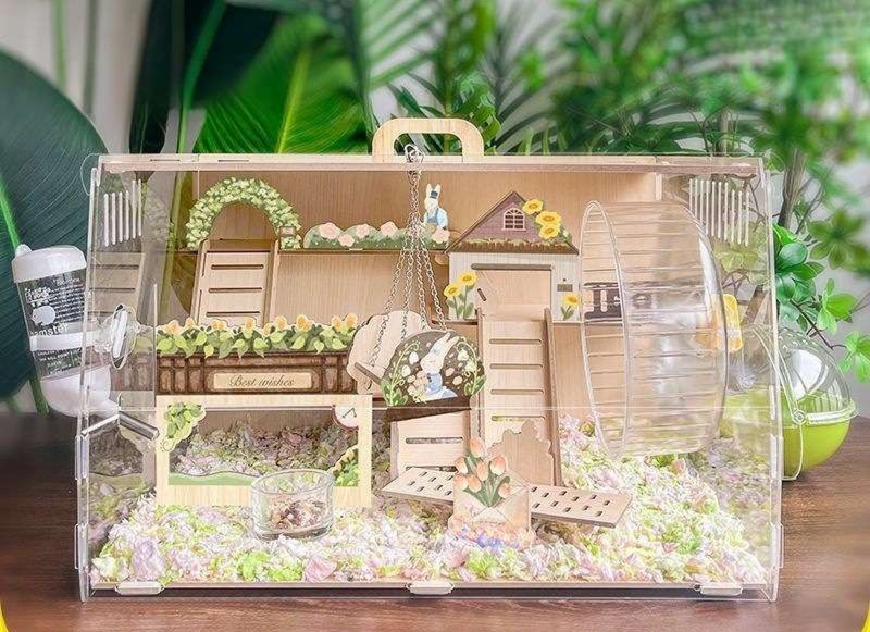 ハムスターケージ ナチュラル菜園風ハウス