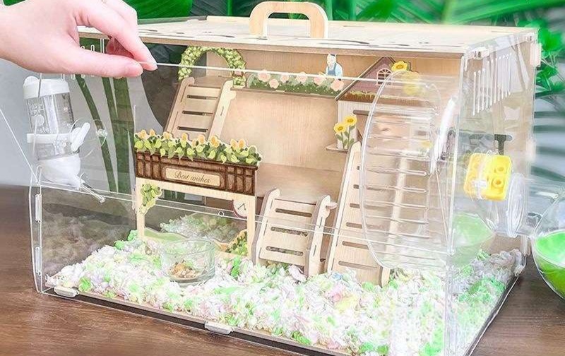 ハムスターケージ ナチュラル菜園風ハウス